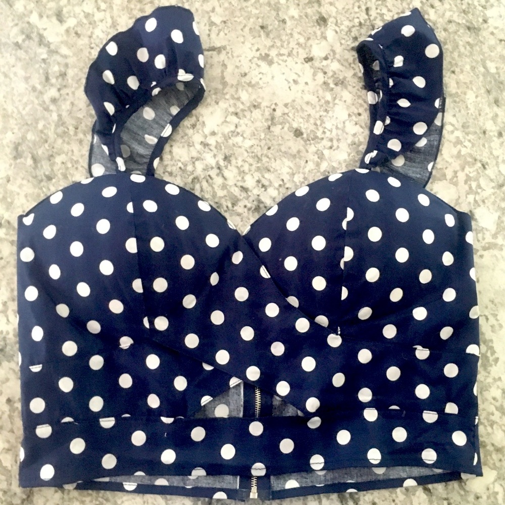 bustier type top